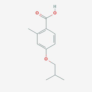 molecular formula C12H16O3 B1359246 4-异丁氧基-2-甲基苯甲酸 CAS No. 175153-57-8