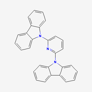 molecular formula C29H19N3 B1359256 2,6-二(9H-咔唑-9-基)吡啶 CAS No. 168127-49-9