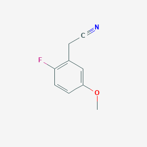 molecular formula C9H8FNO B1359264 5-甲氧基-2-氟苄基氰 CAS No. 672931-28-1