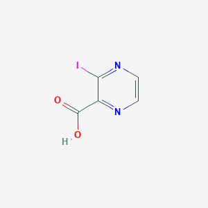 molecular formula C5H3IN2O2 B1359276 3-碘吡嗪-2-甲酸 CAS No. 212471-40-4