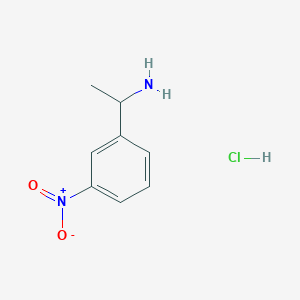 molecular formula C8H11ClN2O2 B1359279 1-(3-Nitrophenyl)ethanamine hydrochloride CAS No. 92259-19-3