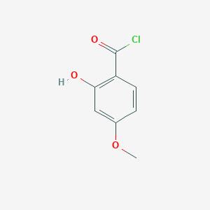 molecular formula C8H7ClO3 B1359283 2-羟基-4-甲氧基苯甲酰氯 CAS No. 15198-08-0