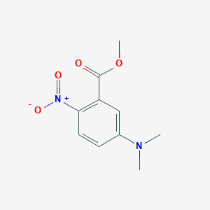 molecular formula C10H12N2O4 B1359298 5-(二甲氨基)-2-硝基苯甲酸甲酯 CAS No. 749863-29-4