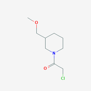 molecular formula C9H16ClNO2 B1359304 2-氯-1-(3-甲氧基甲基-哌啶-1-基)-乙酮 CAS No. 1353962-83-0