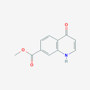 molecular formula C11H9NO3 B1359305 4-羟基喹啉-7-甲酸甲酯 CAS No. 863785-96-0