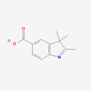 molecular formula C12H13NO2 B135931 2,3,3-三甲基-3H-吲哚-5-羧酸 CAS No. 84100-84-5