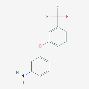 molecular formula C13H10F3NO B1359313 3-[3-(三氟甲基)苯氧基]苯胺 CAS No. 625106-28-7