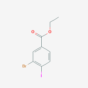 molecular formula C9H8BrIO2 B1359322 Ethyl 3-bromo-4-iodobenzoate CAS No. 386267-31-8