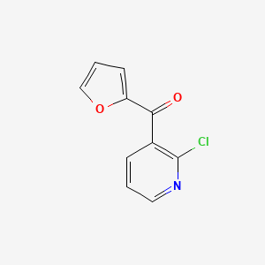 molecular formula C10H6ClNO2 B1359349 2-氯-3-(2-呋喃酰基)吡啶 CAS No. 914203-42-2
