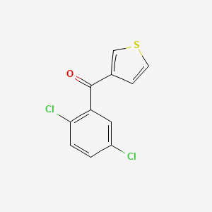 B1359355 3-(2,5-Dichlorobenzoyl)thiophene CAS No. 898771-54-5