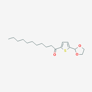 B1359361 Decyl 5-(1,3-dioxolan-2-YL)-2-thienyl ketone CAS No. 898771-98-7