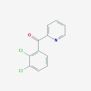 molecular formula C12H7Cl2NO B1359395 2-(2,3-二氯苯甲酰)吡啶 CAS No. 54523-80-7