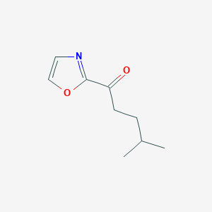 molecular formula C9H13NO2 B1359399 2-(4-甲基戊酰)恶唑 CAS No. 898759-29-0