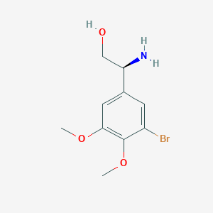 (s)-2-Amino-2-(3-bromo-4,5-dimethoxyphenyl)ethan-1-ol