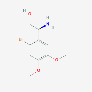 (s)-2-Amino-2-(2-bromo-4,5-dimethoxyphenyl)ethan-1-ol