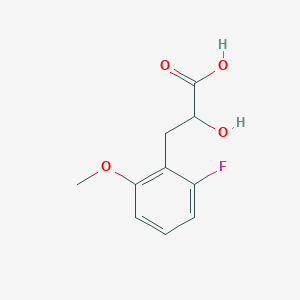 3-(2-Fluoro-6-methoxyphenyl)-2-hydroxypropanoic acid