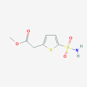 Methyl 2-(5-sulfamoylthiophen-2-yl)acetate