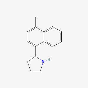 2-(4-Methylnaphthalen-1-yl)pyrrolidine