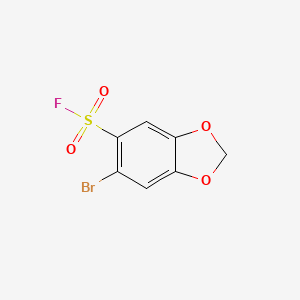 6-Bromo-1,3-dioxaindane-5-sulfonyl fluoride