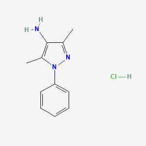 3,5-dimethyl-1-phenyl-1H-pyrazol-4-aminehydrochloride