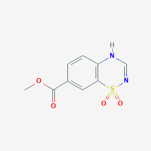 methyl1,1-dioxo-4H-1lambda6,2,4-benzothiadiazine-7-carboxylate