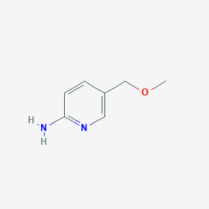 molecular formula C7H10N2O B13594151 5-(Methoxymethyl)pyridin-2-amine 