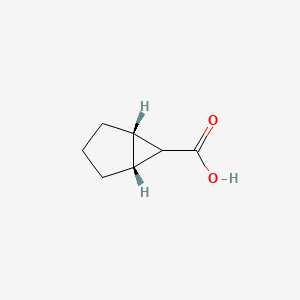 molecular formula C7H10O2 B13594163 (1R,5S,6R)-bicyclo[3.1.0]hexane-6-carboxylic acid 