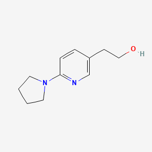 2-(6-(Pyrrolidin-1-yl)pyridin-3-yl)ethan-1-ol