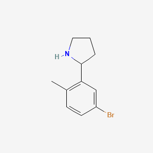 2-(5-Bromo-2-methylphenyl)pyrrolidine