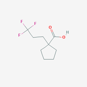 1-(3,3,3-Trifluoropropyl)cyclopentane-1-carboxylic acid