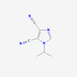 B135942 1-Isopropyl-1H-imidazole-4,5-dicarbonitrile CAS No. 133123-69-0