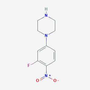 1-(3-Fluoro-4-nitrophenyl)piperazine