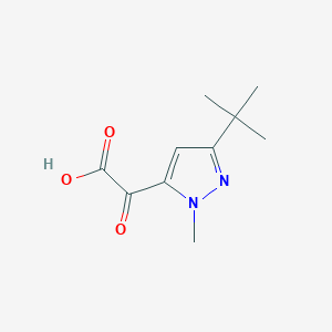 2-(3-tert-butyl-1-methyl-1H-pyrazol-5-yl)-2-oxoacetic acid