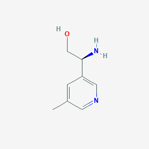 (2s)-2-Amino-2-(5-methylpyridin-3-yl)ethan-1-ol