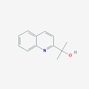 molecular formula C12H13NO B13594259 2-(Quinolin-2-yl)propan-2-ol 