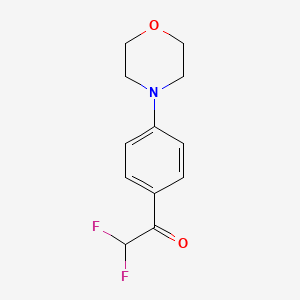 2,2-Difluoro-1-(4-morpholinophenyl)ethanone