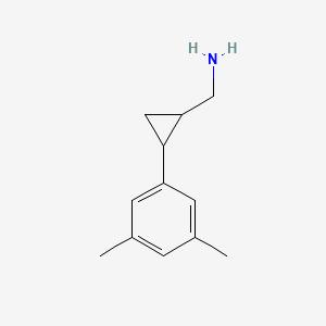 (2-(3,5-Dimethylphenyl)cyclopropyl)methanamine