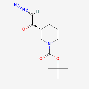 tert-butyl(3R)-3-(2-diazoacetyl)piperidine-1-carboxylate