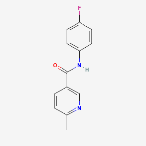 N-(4-fluorophenyl)-6-methylnicotinamide