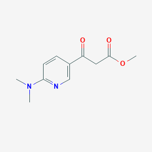 Methyl 3-(6-(dimethylamino)pyridin-3-yl)-3-oxopropanoate