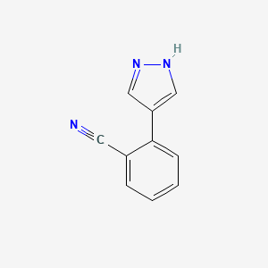 2-(1H-pyrazol-4-yl)benzonitrile