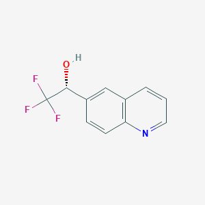 (1R)-2,2,2-trifluoro-1-(quinolin-6-yl)ethan-1-ol