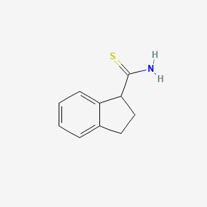 2,3-dihydro-1H-indene-1-carbothioamide