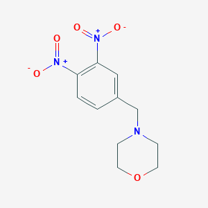 molecular formula C11H13N3O5 B1359434 4-(3,4-二硝基苄基)吗啉 CAS No. 825619-03-2
