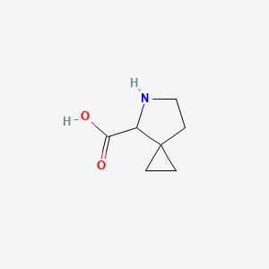 molecular formula C7H11NO2 B13594347 5-Azaspiro[2.4]heptane-4-carboxylic acid 