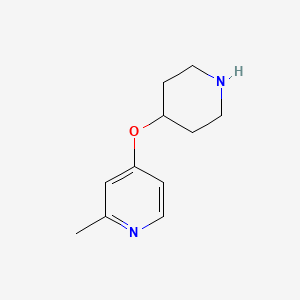 2-Methyl-4-(piperidin-4-yloxy)pyridine