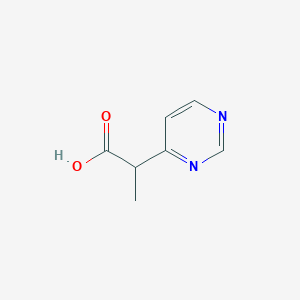 2-(Pyrimidin-4-yl)propanoic acid