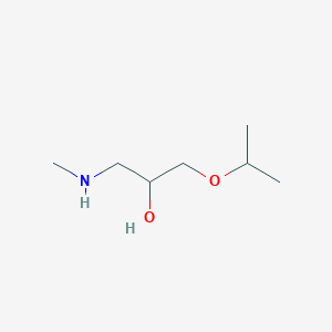 molecular formula C7H17NO2 B13594379 [2-Hydroxy-3-(propan-2-yloxy)propyl](methyl)amine 