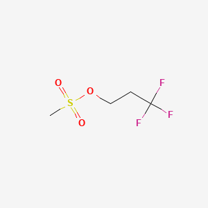 molecular formula C4H7F3O3S B1359441 3,3,3-三氟丙基甲磺酸酯 CAS No. 911116-16-0