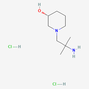 (3R)-1-(2-amino-2-methylpropyl)piperidin-3-ol dihydrochloride